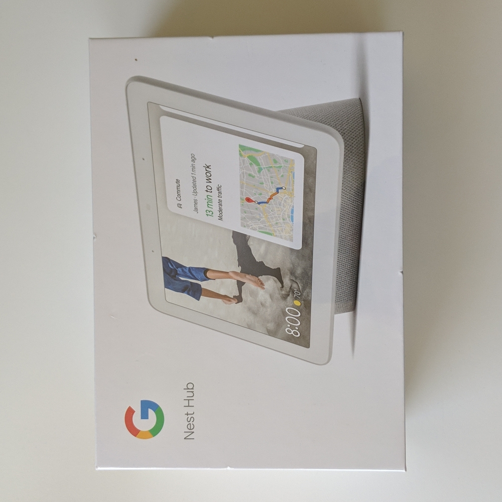 Google Nest Hub - Chalk color